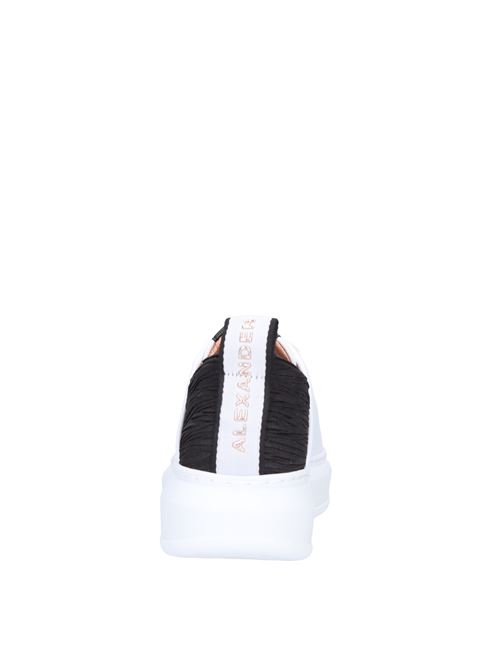 Leather and fabric trainers ALEXANDER SMITH | E2D 28WBK WEMBLEYBIANCO-NERO